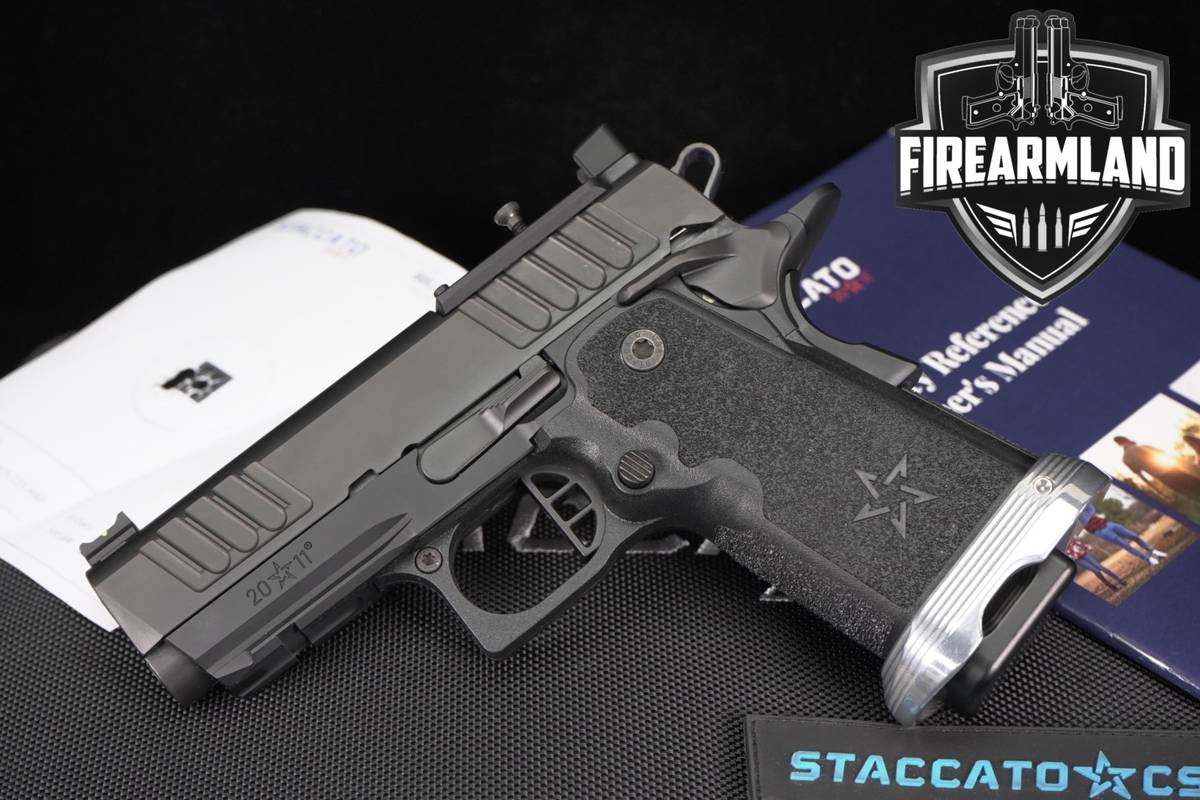 Staccato CS V3 9mm Optics-Ready 3.5" STI 1911 2011 +ORIG CASE