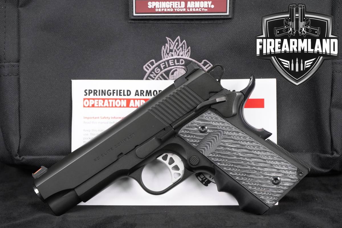 Springfield Armory 1911 RO Elite Compact 9mm 4" Stainless Bull +ORIG CASE