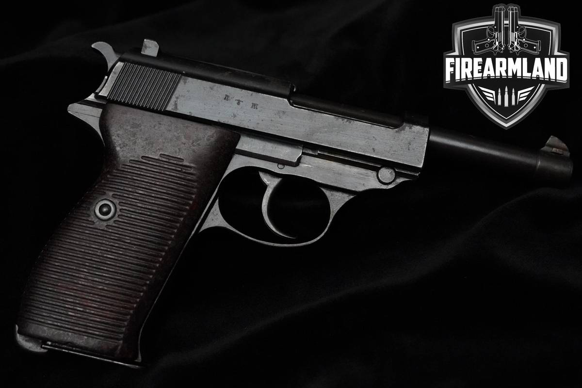 1944 Walther P38 AC 44 9mm 5" Blued Pistol Germany P.38 P-38 AC44 Vintage