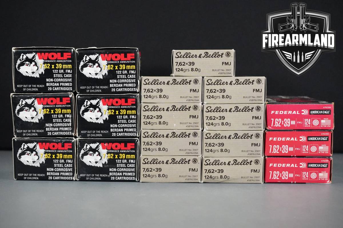 7.62x39 Ammo 7.62x39 Ammunition 360 ROUNDS