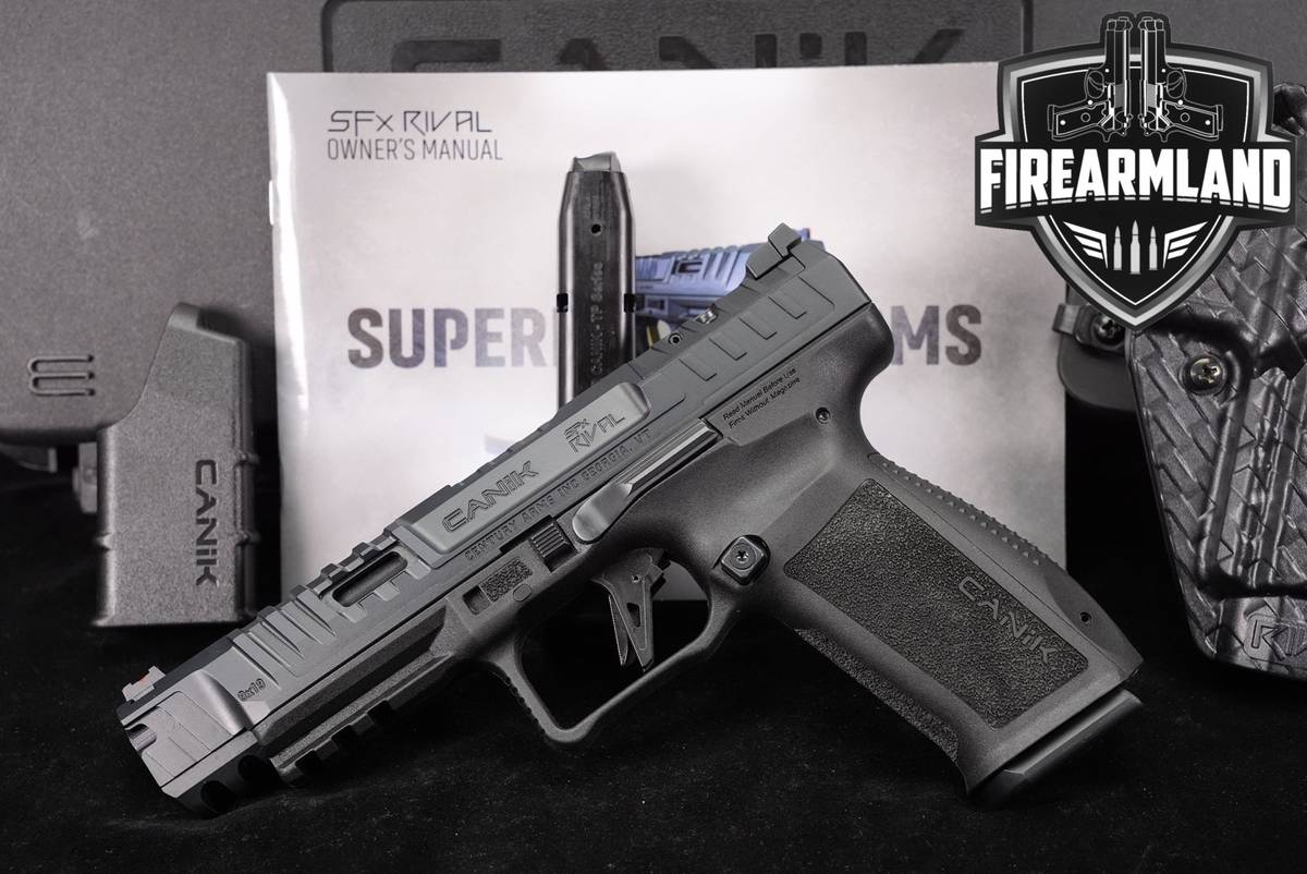 Canik SFx Rival Dark Side 9mm Optics-Ready 5" +2 MAGS, ORIG CASE & HOLSTER