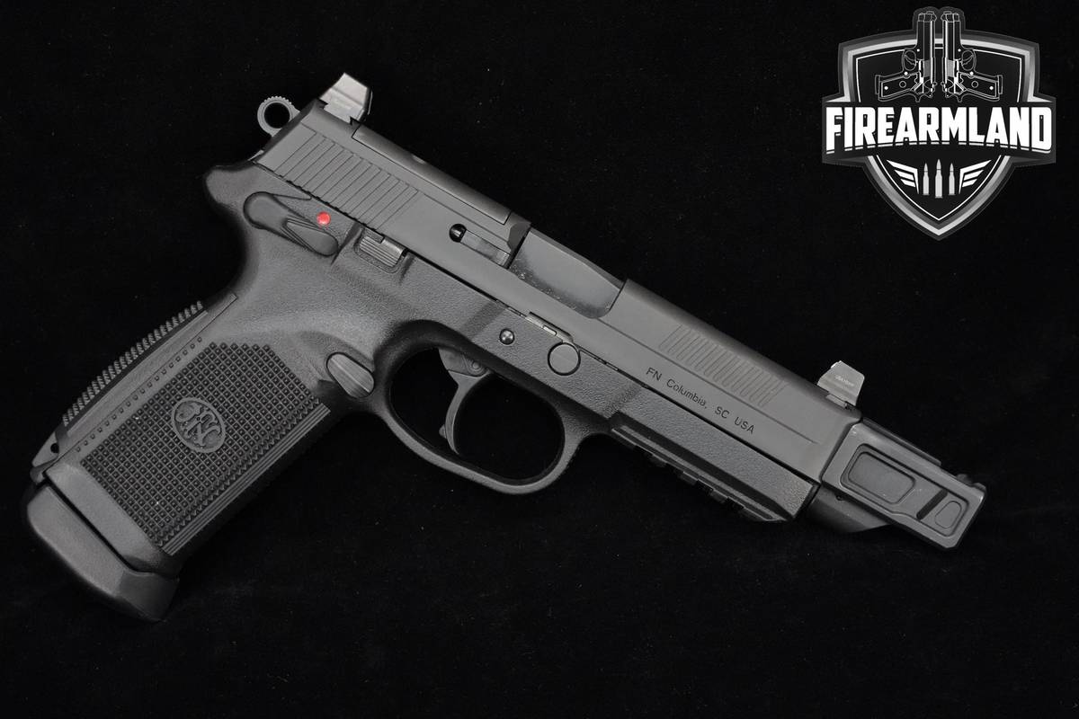 FN FNX-45 Tactical 45 ACP 5.3" FN-FNX-45 FNX45T +2 MAGS & HOLSTER