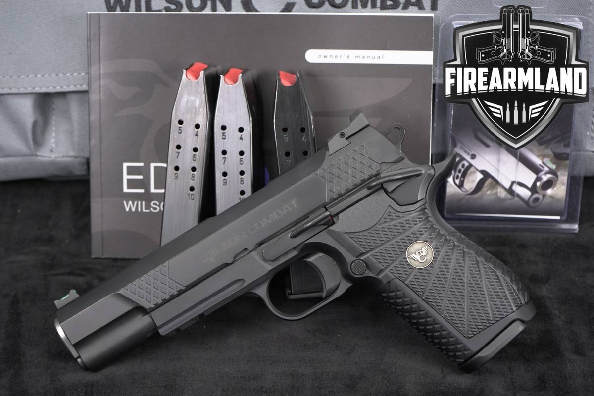 Wilson Combat WC EDC X9L Light Rail 9mm 5" 416R Match +4 MAGS & ORIG CASE