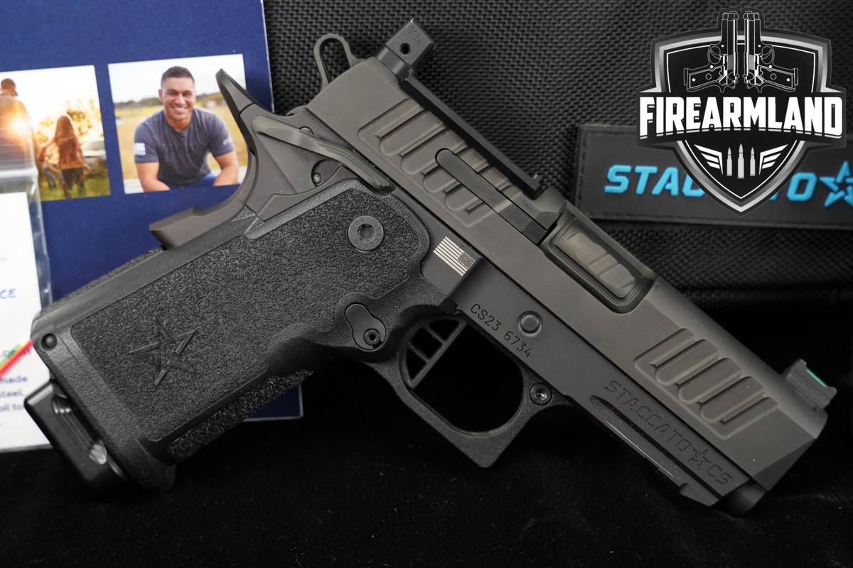 Staccato CS V3 9mm 3.5" Optics-Ready STI 1911 2011 +3 MAGS & ORIG CASE