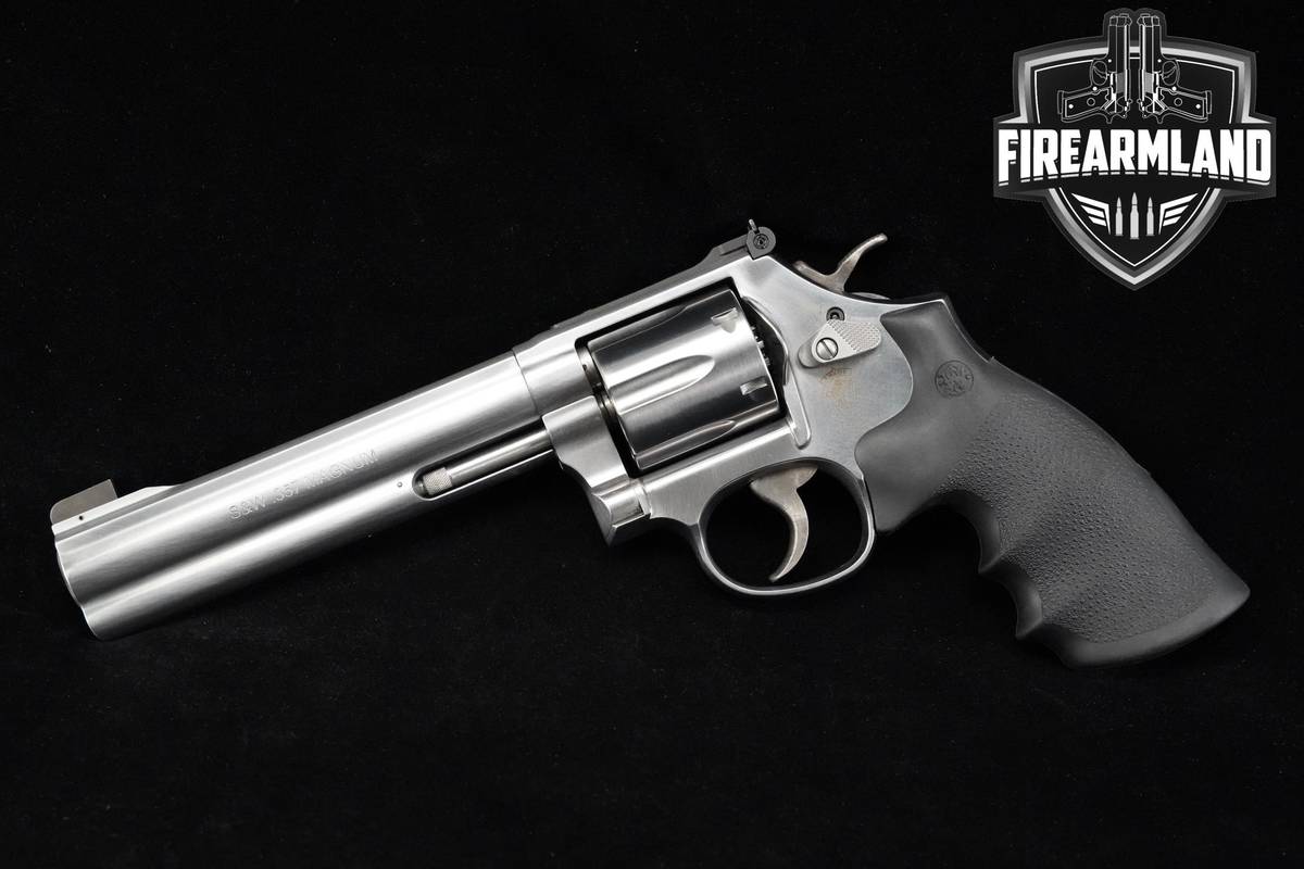 Smith & Wesson (S&W) Model 686-6 357 Magnum 5.9" Stainless Steel S&W 686-6