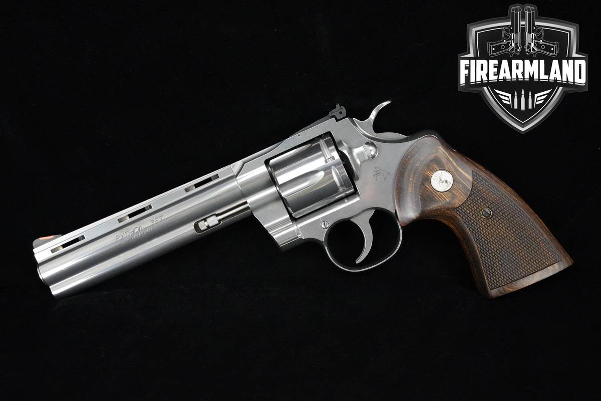 SNAKE GUN Colt Python Gen 2 357-Magnum 6" Stainless Colt-Python DA/SA