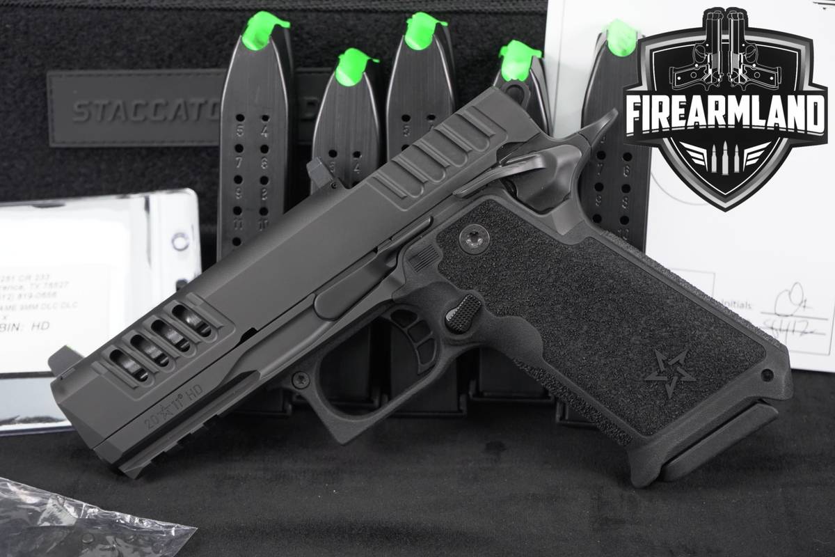 Staccato P4 HD 9mm Optics-Ready STI 1911 4" 2011 +6 MAGS & ORIG CASE