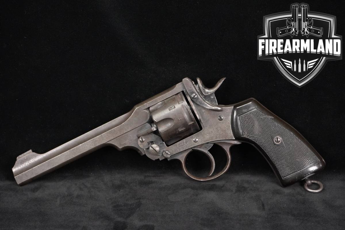 CONVERTED 1915 Webley & Scott Ltd Mark VI 45 ACP 6" Blued DA/SA