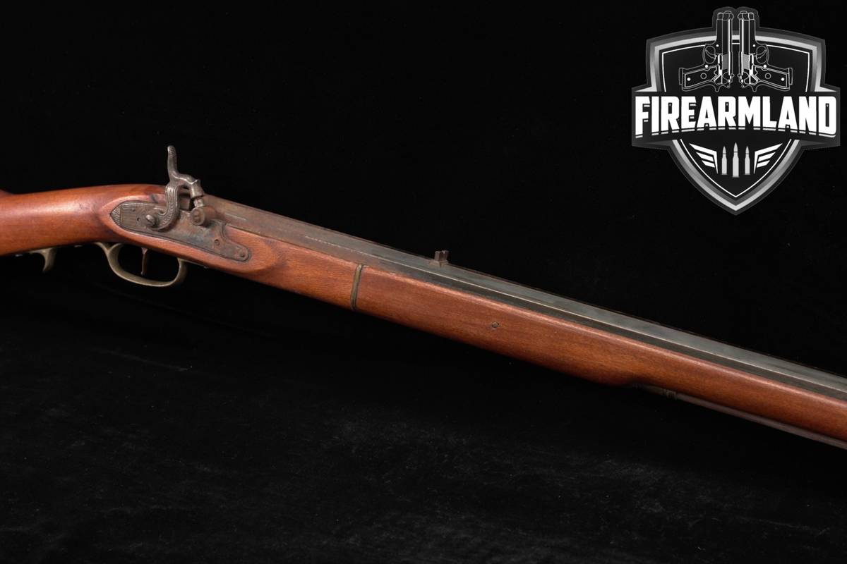 Jukar Kentucky Rifle Percussion 45 BPM 33" Blued & Hardwood OCTAGON
