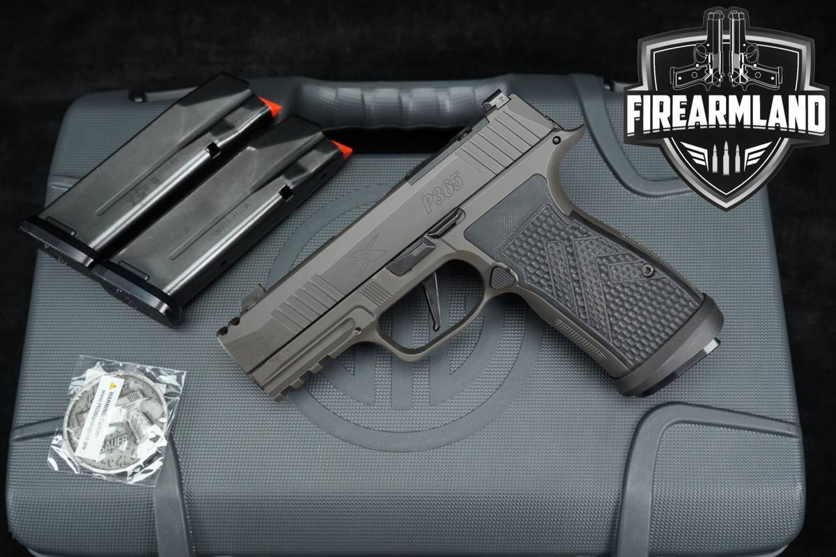 OPTIC READY Sig Sauer P365 AXG Legion 9mm 3.1" +3 MAGS & ORIG CASE