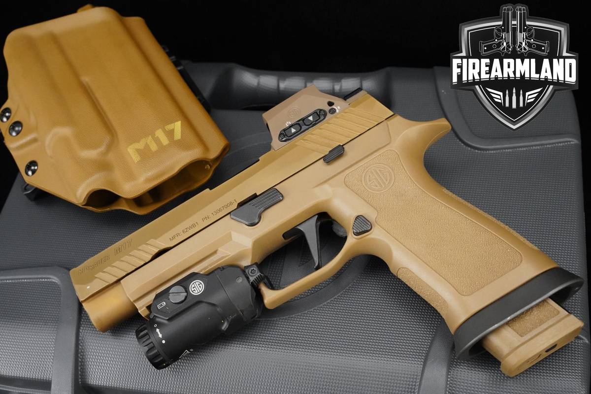 Sig Sauer P320 M17X 9mm Coyote PVD Sig-Sauer P320 M17-X +3 MAGS & ORIG CASE