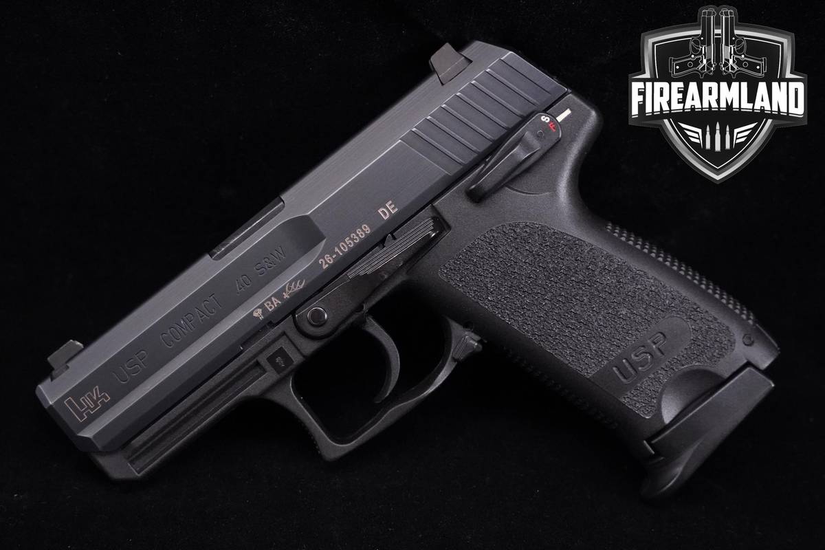 Heckler & Koch H&K HK USP Compact V1 40 S&W 3.5" USP40 +2 MAGS & ORIG CASE