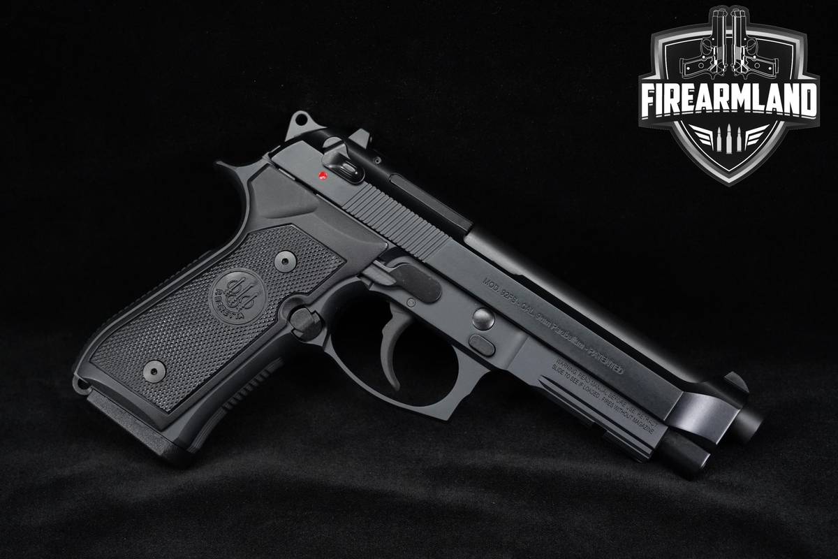 M9 STYLE Beretta 92FS Type M9A1 9mm 4.9" Bruniton Black Grey +ORIG CASE