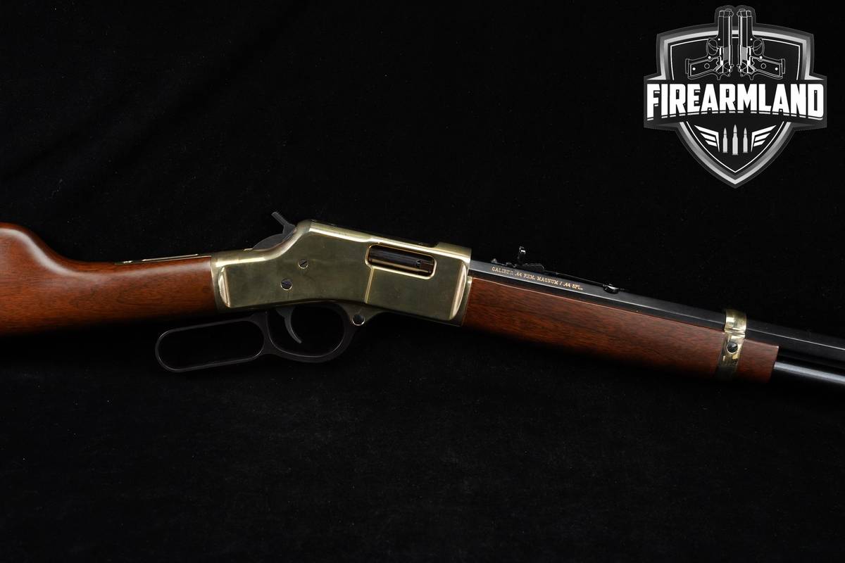 Henry Big Boy Brass Rifle 44 Rem Mag 20" Polished Brass & Walnut Hunting