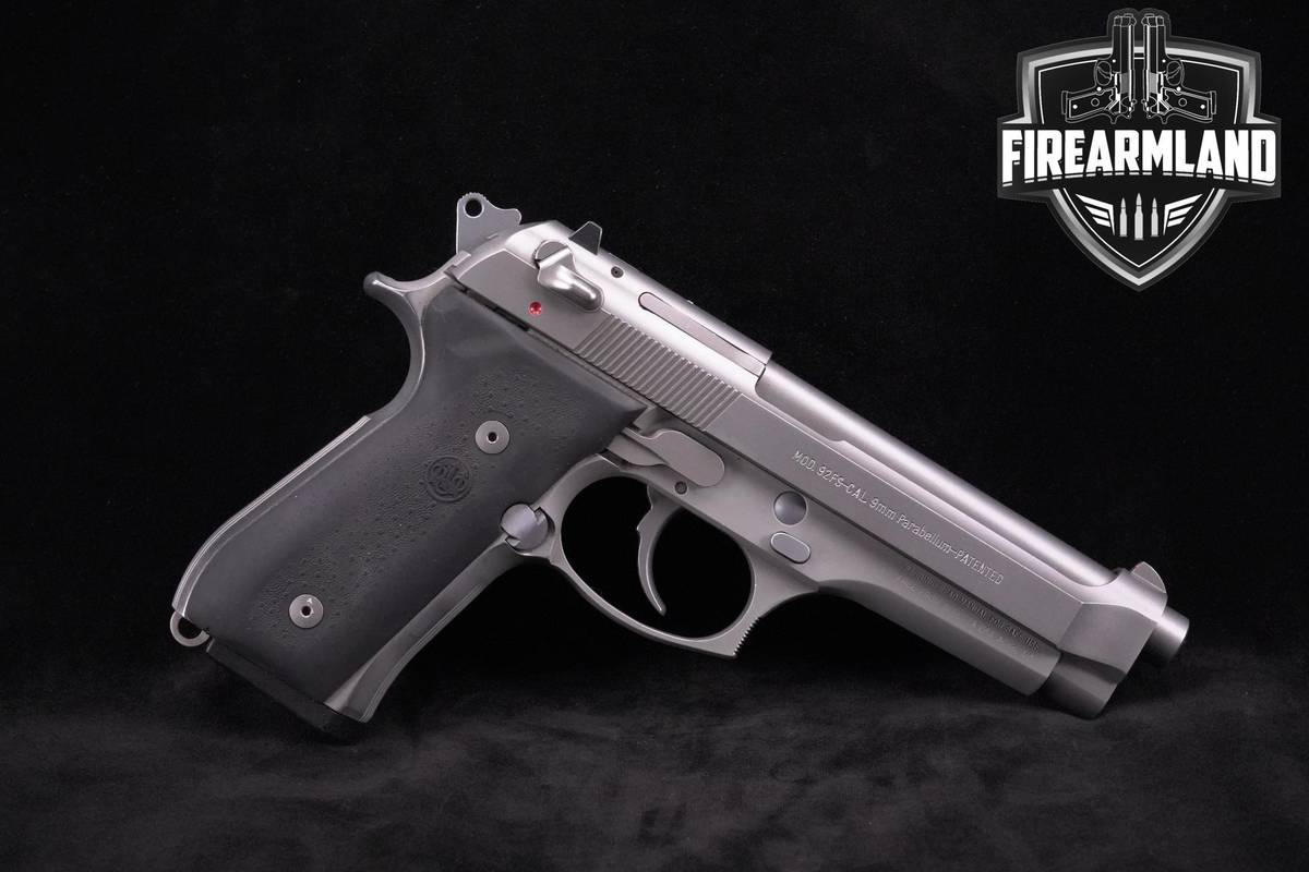 Beretta Model 92FS INOX Ghost 9mm 5" Inox Beretta 92FS 92-FS DA/SA