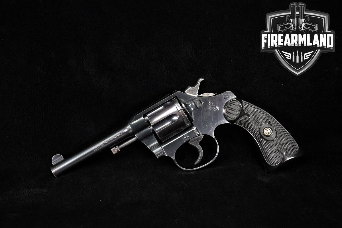 1916 WWI Colt Police Positive First Issue 32 S&W Long 4" Blued DA/SA