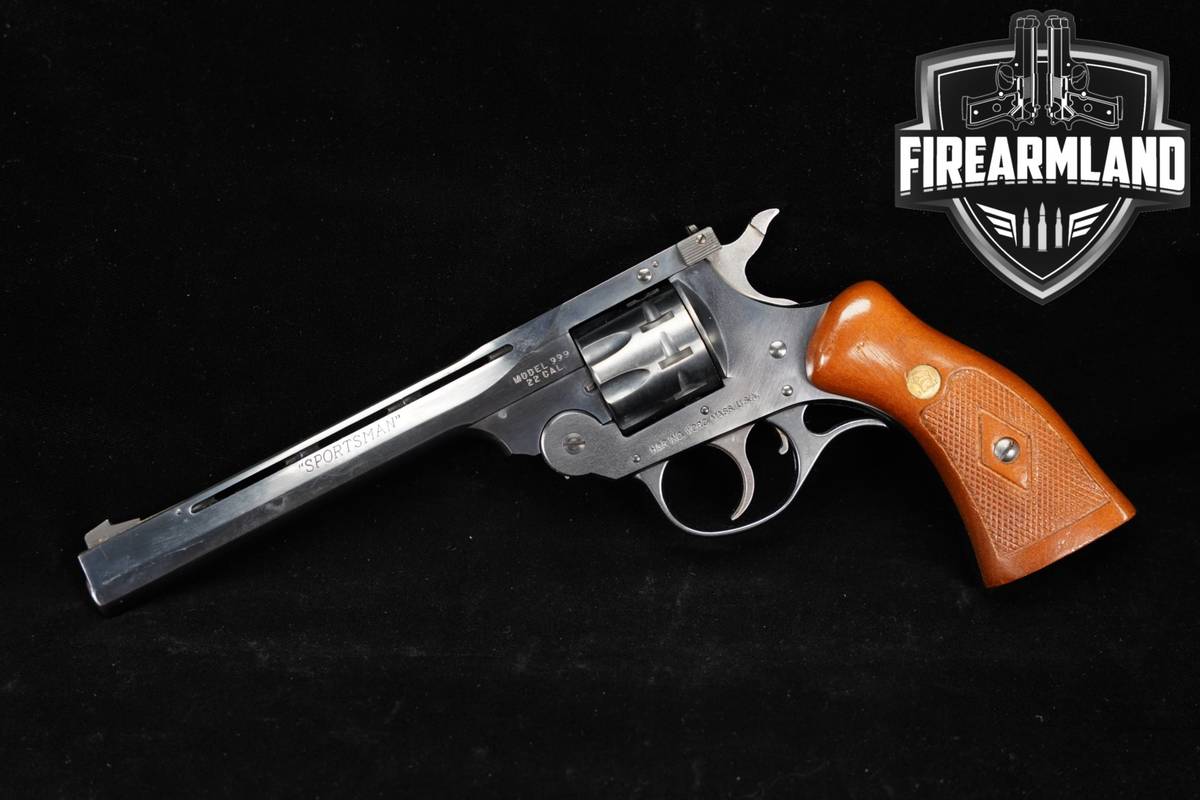 Harrington & Richardson 999 Sportsman Second Model H&R 22LR 6" Blued DA/SA