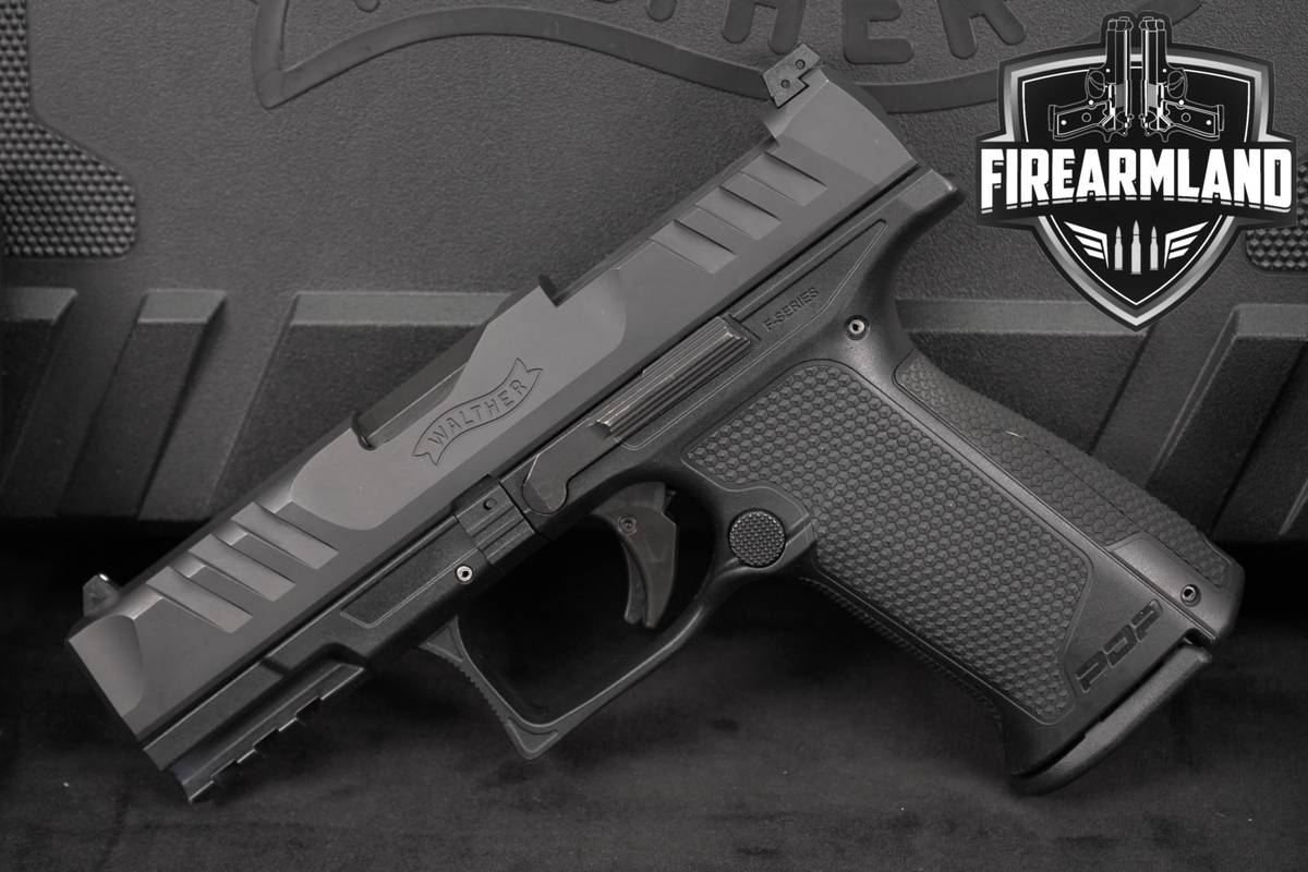 Walther PDP F-Series 9mm Optics-Ready 4" +3 MAGS, ORIG CASE & HOLSTER