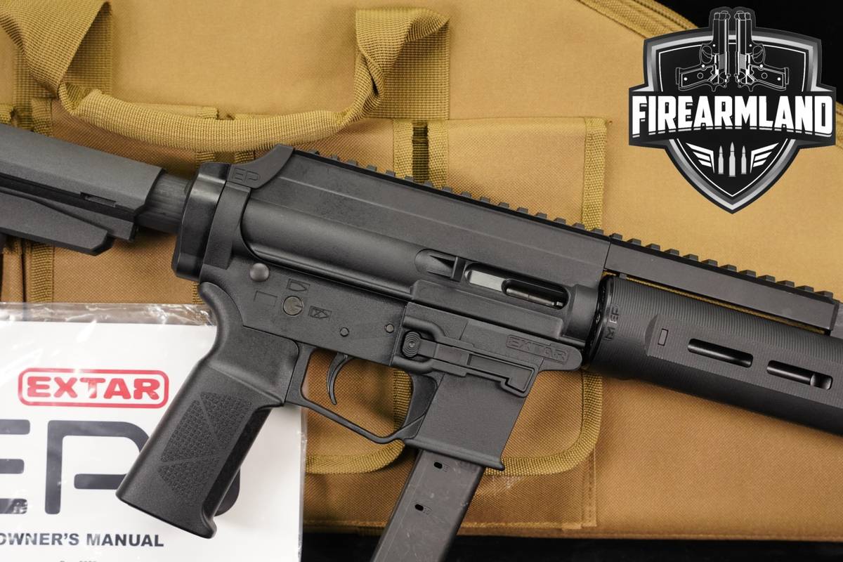 EXTAR EP9 9mm AR-9 AR9 6.5 GLOCK MAG EP THREADED +2 MAGS, CASE
