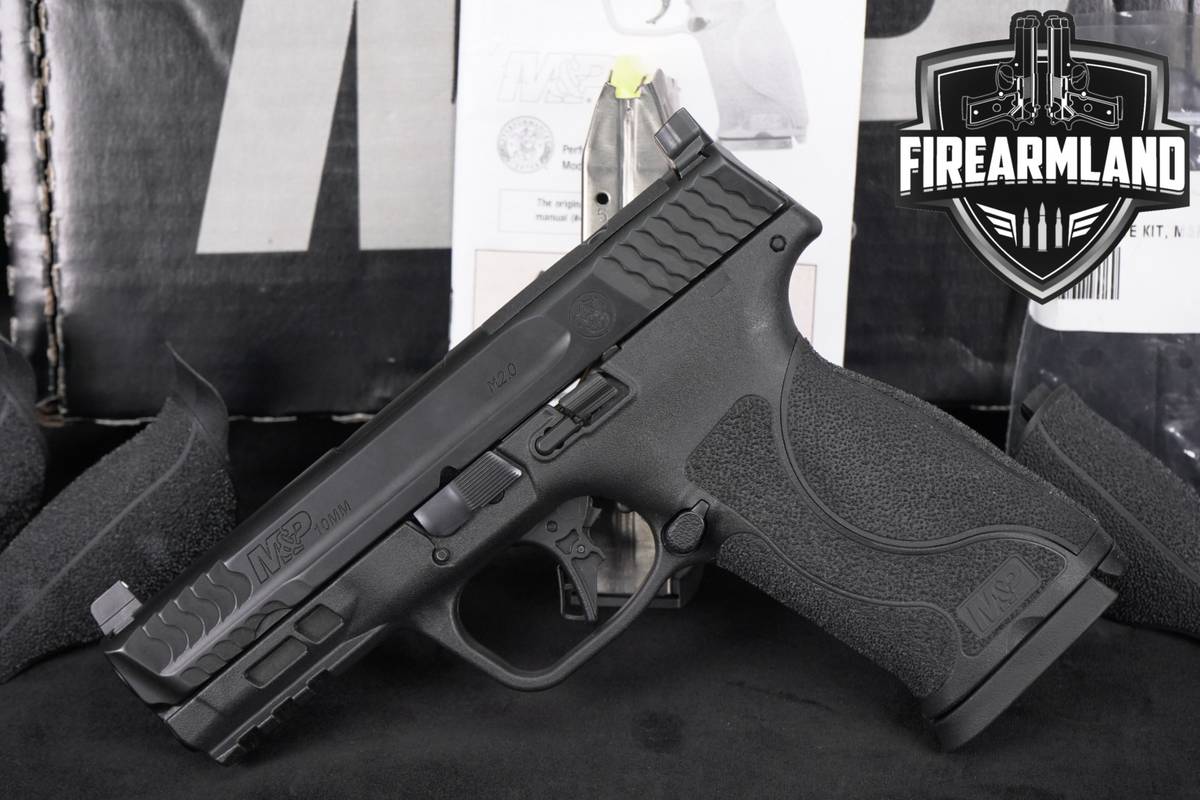 Smith & Wesson M&P 10mm M2.0 Compact NTS Optics-Ready S&W +2 MAGS, ORIG BOX