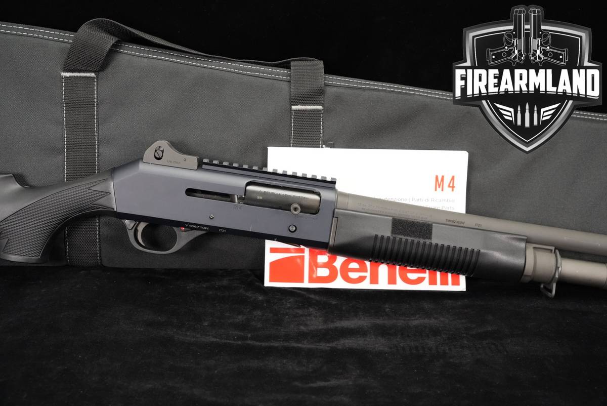 Benelli M4 Tactical 12-Gauge 18.5" Two-Tone Black & Gray M 4 +CASE