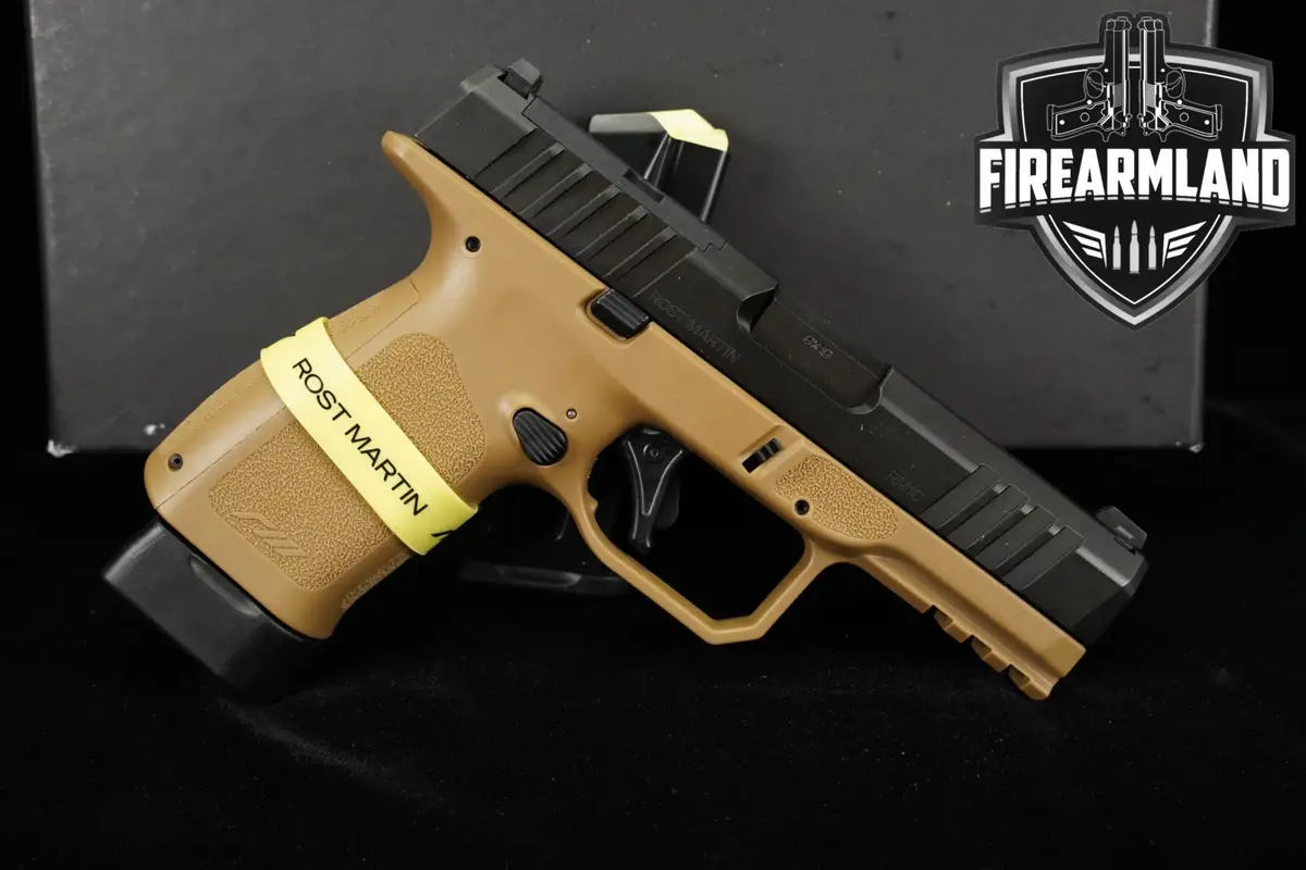 LIKE-NEW Rost Martin RM1C 9mm 4" Optics-Ready FDE RM-1C +2 MAGS, BOX