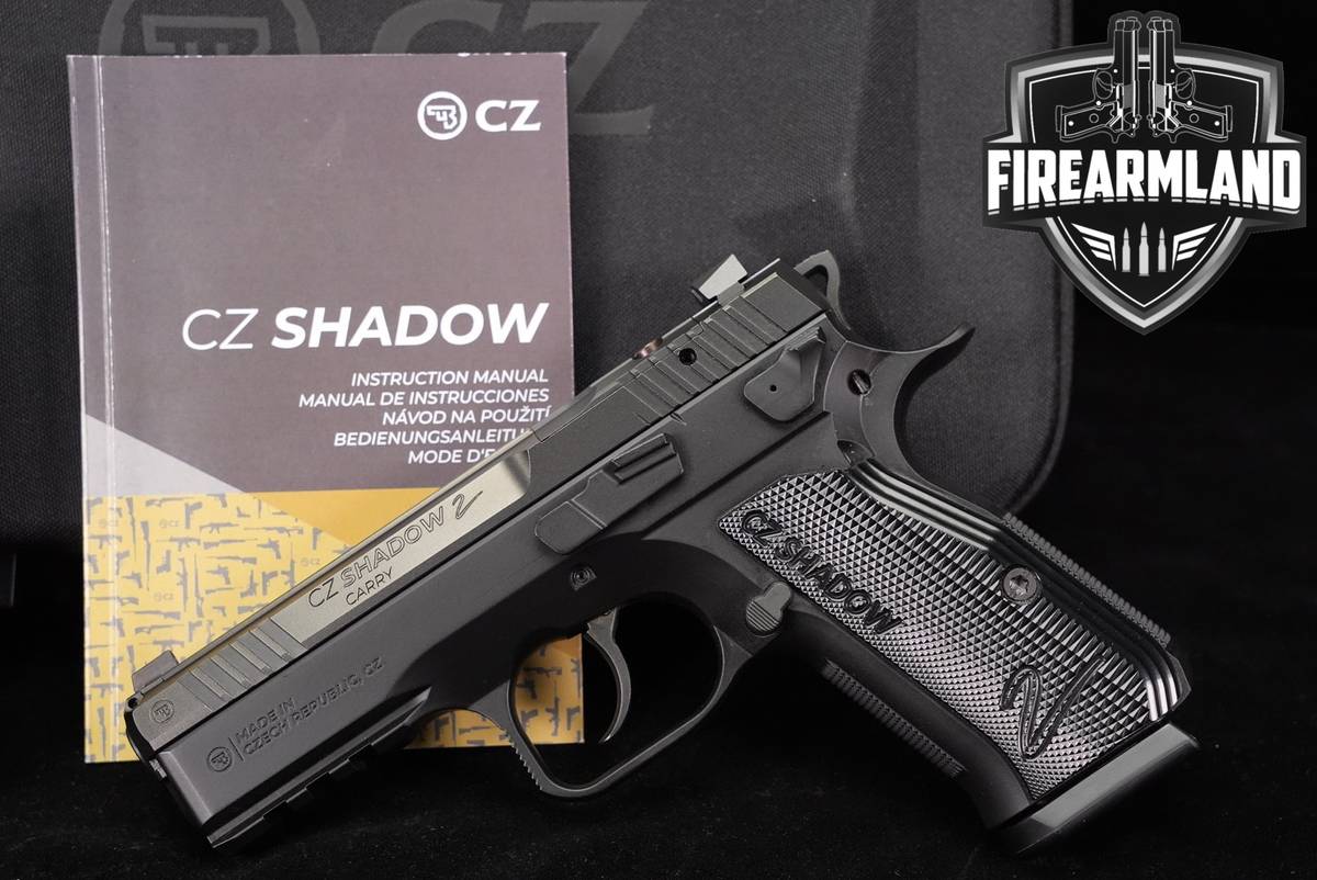 CZ Shadow 2 Carry 9mm Optics-Ready Shadow2 +3 MAGS & ORIG CASE