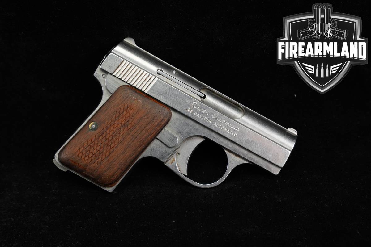1972-1984 Bauer Firearms AUTOMATIC 25 ACP BABY BROWNING PATTERN +3 MAGS