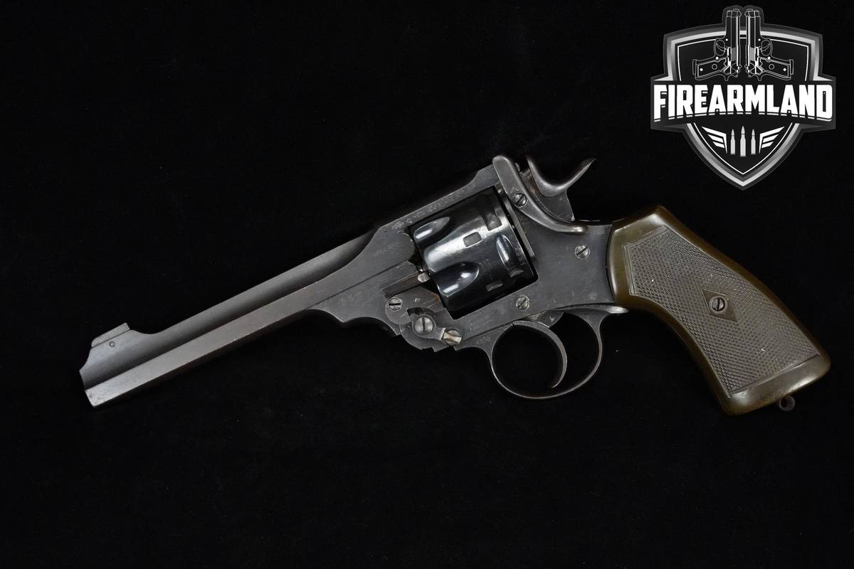 GREAT-WAR 1918 Webley Mark VI 455-Webley 6" Blued Mk-6 Webley WW1 British