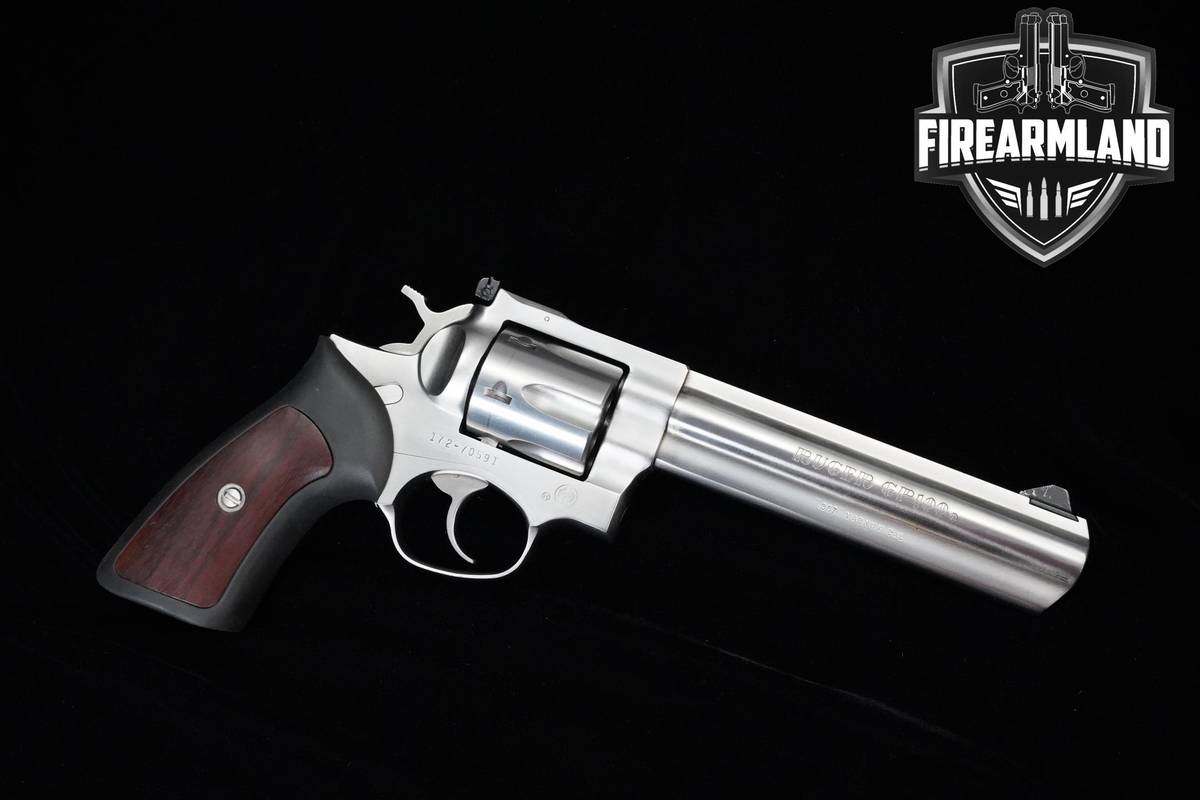 1992 Ruger GP100 357 Magnum 6" Stainless Steel Ruger DA/SA