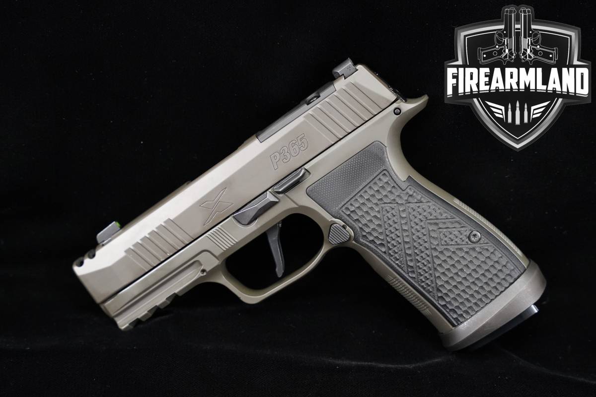 Sig Sauer P365-AXG Legion 9-mm Optic-Ready +ORIG CASE & GRAYGUNS UPGRADES