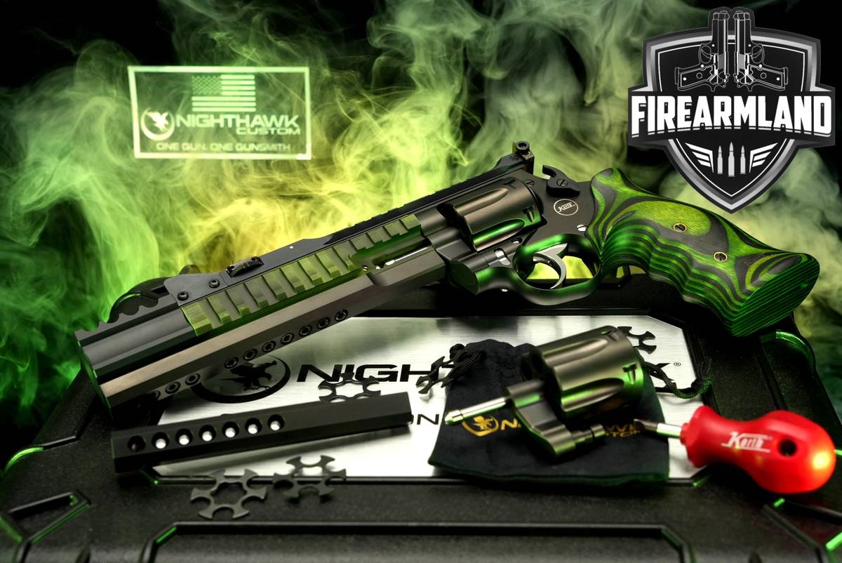 LIKE-NEW Korth GmbH NIGHTHAWK Super Sport Alien 357 Mag +9Mm CYLINDER, CASE