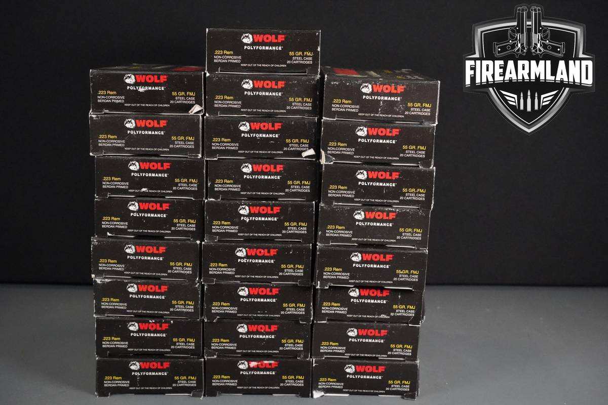 223 Rem Ammo 223-Rem Ammunition 500 ROUNDS