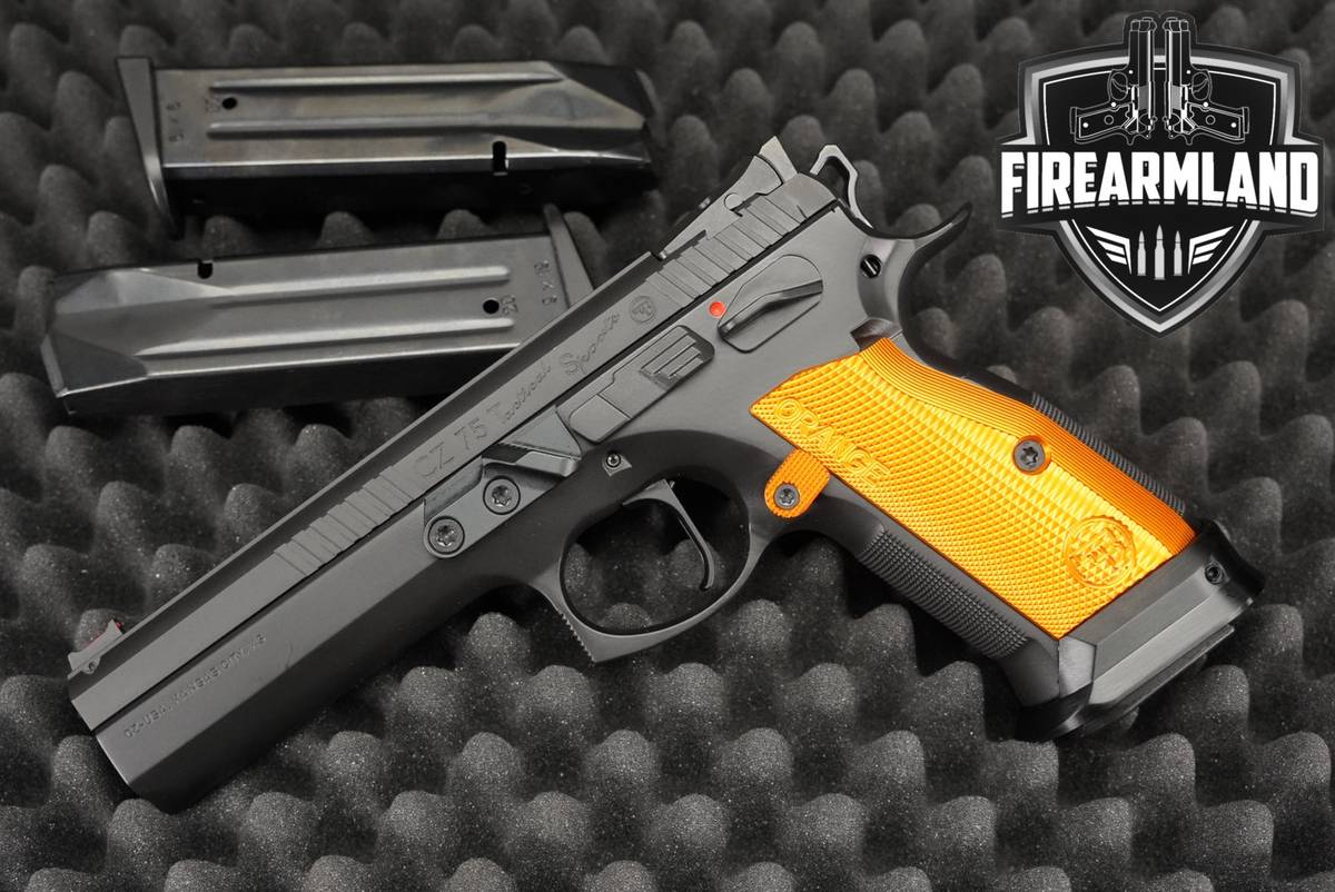 CZ 75 TACTICAL SPORT Orange 9mm 5" CZ75 TSO +3 MAGS & ORIG CASE