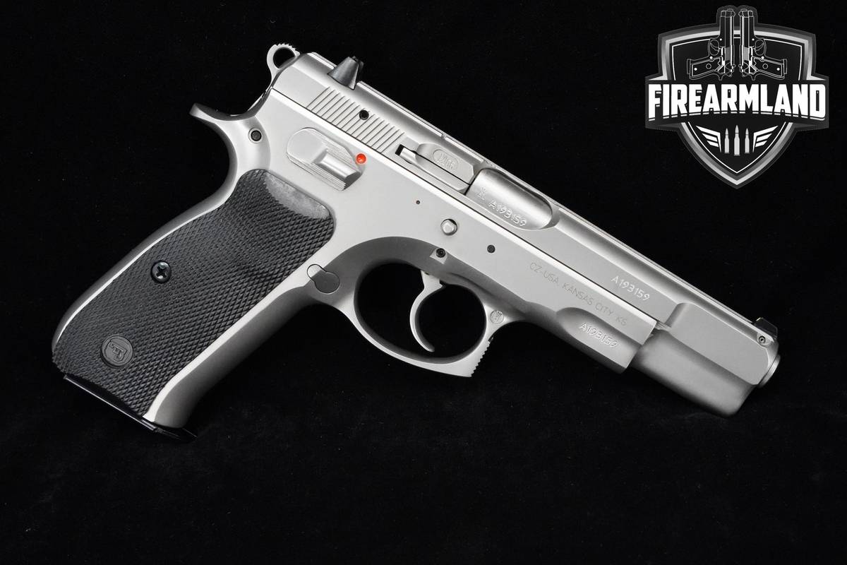 2006 CZ Vz 75 B Stainless 9mm 4.6" +2 MAGS & ORIG BOX