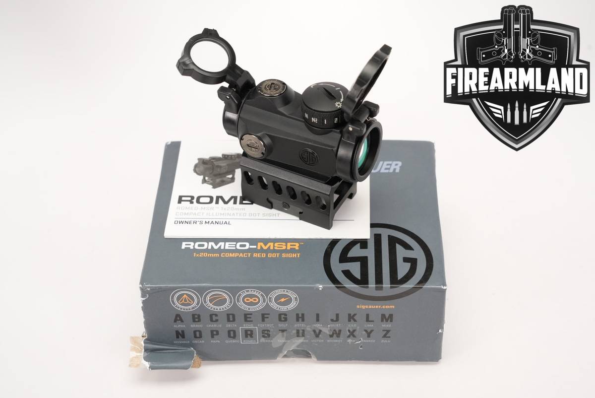 Sig Sauer Romeo-MSR 2 MOA Red Dot Sight RDS +ORIG BOX