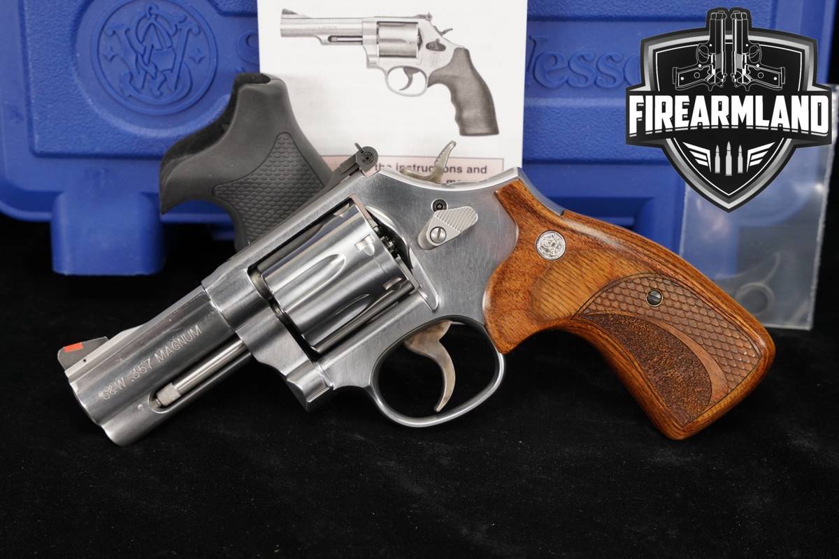 Smith & Wesson Model 686-6 S&W 357 Magnum 3 Satin Stainless +ORIG CASE