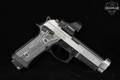 Beretta 92XI SAO Full Size 9mm Luger Two-Tone Stainless & Black in Good Condition Image 3