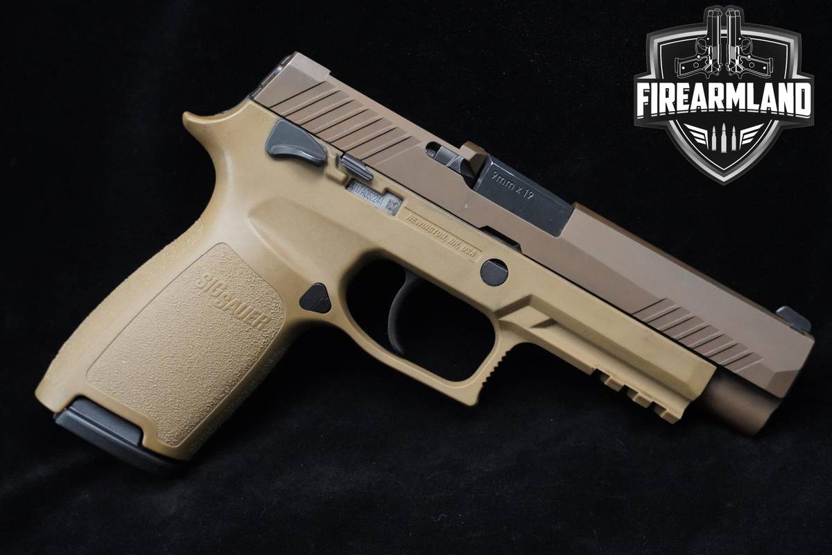 Sig Sauer P320 M17 9mm Coyote Sig-Sauer P320 P-320 +ORIG CASE