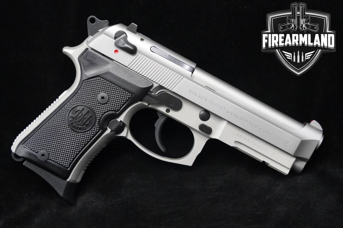 Beretta Model 92FS Compact L Type M9A1 9mm Stainless Steel Beretta +2 MAGS