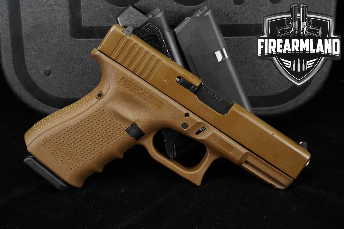 Glock 23 Gen4 G23 Gen 4 40 S&W 4.02" FDE +3 MAGS & ORIG BOX