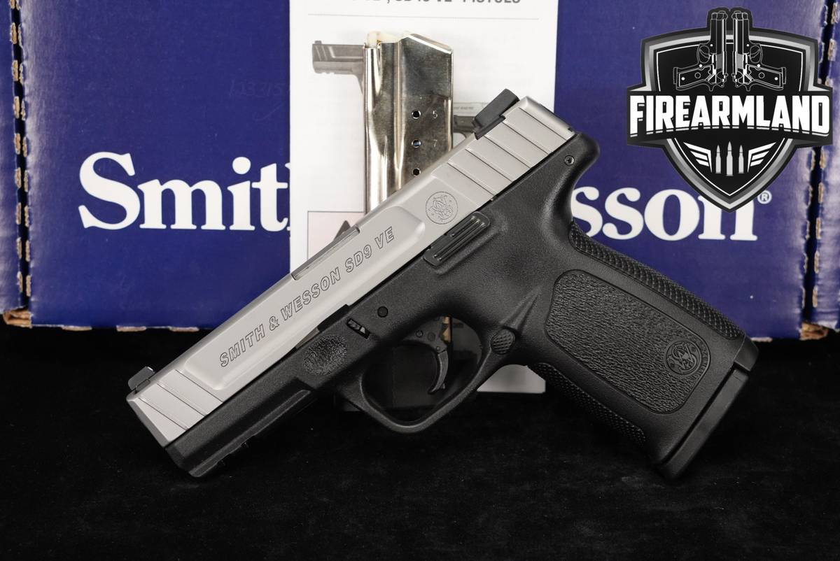 Smith & Wesson SD9 VE 9mm S&W SD9VE SD-9 +2 MAGS & ORIG BOX