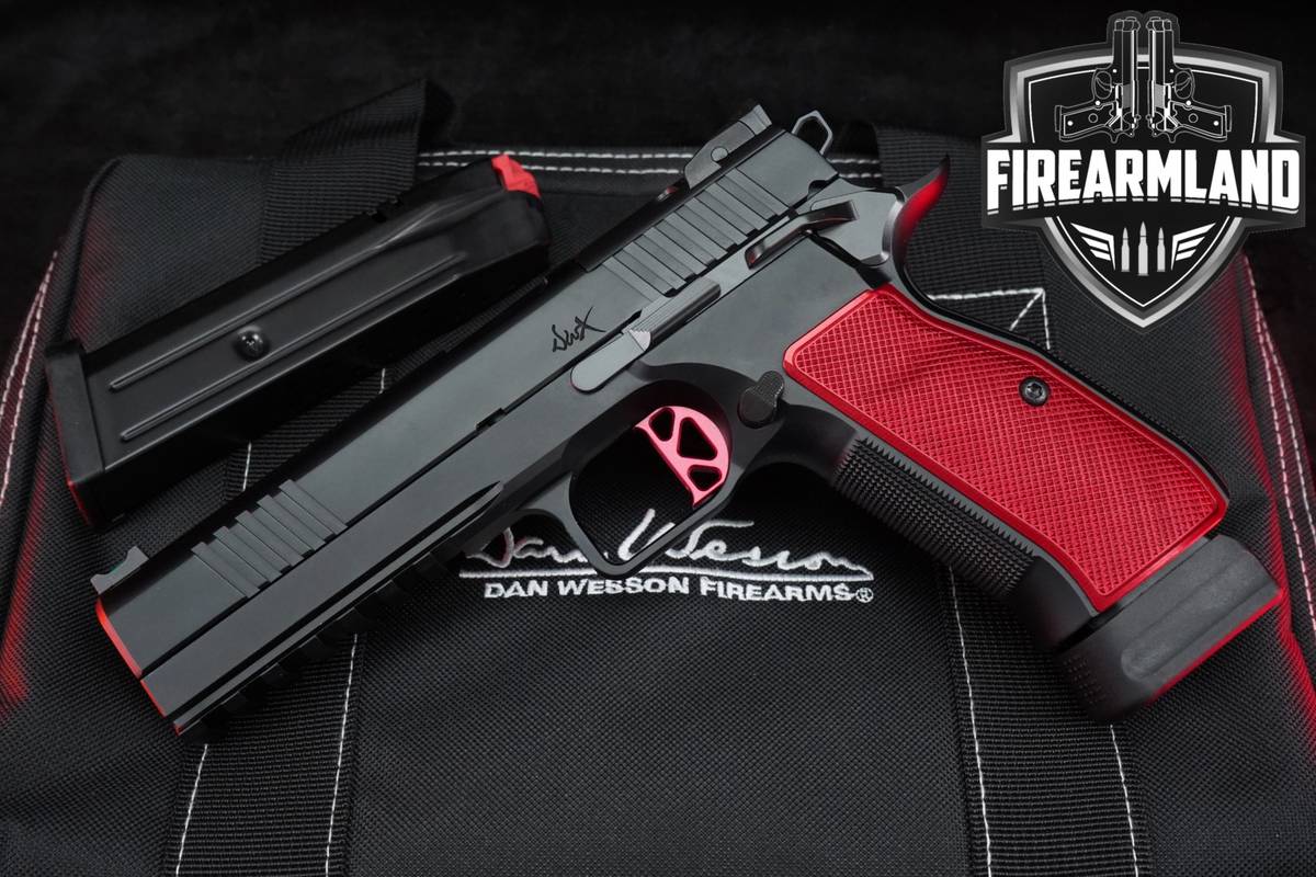 Dan Wesson DWX 9mm 4.95" DLC Match Optic-Ready CZ-75 1911 +2 MAGS & OG CASE