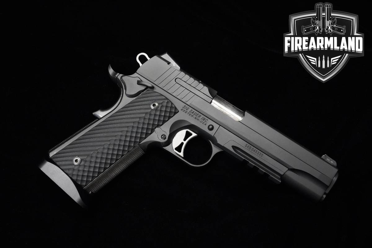 Sig Sauer 1911 TACOPS 45 ACP 5" Nitron Sig-Sauer 1911 +ORIG CASE