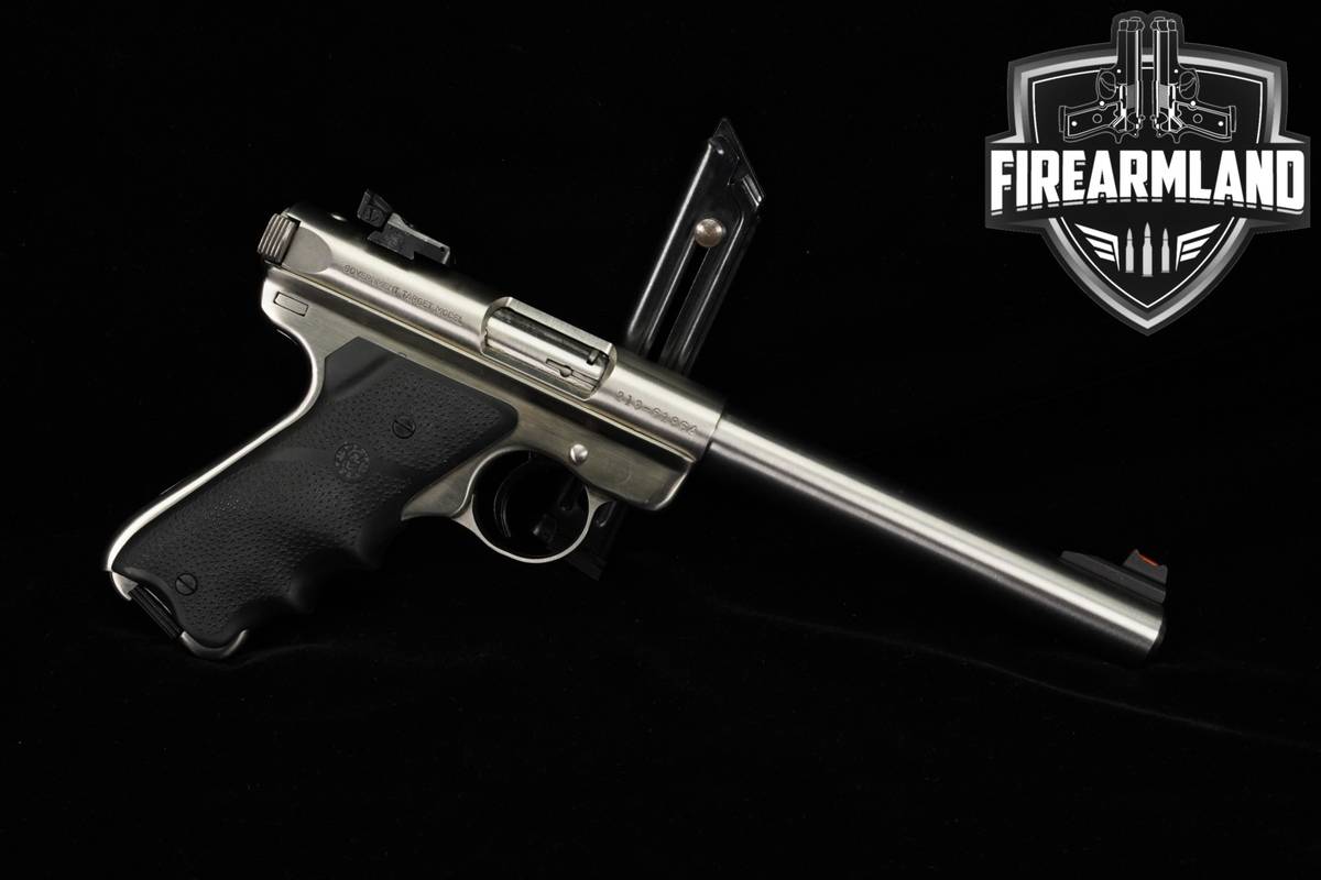 1993 Ruger Mark II Government Target Model 22LR 6.875" MK 2 +TWO MAGS