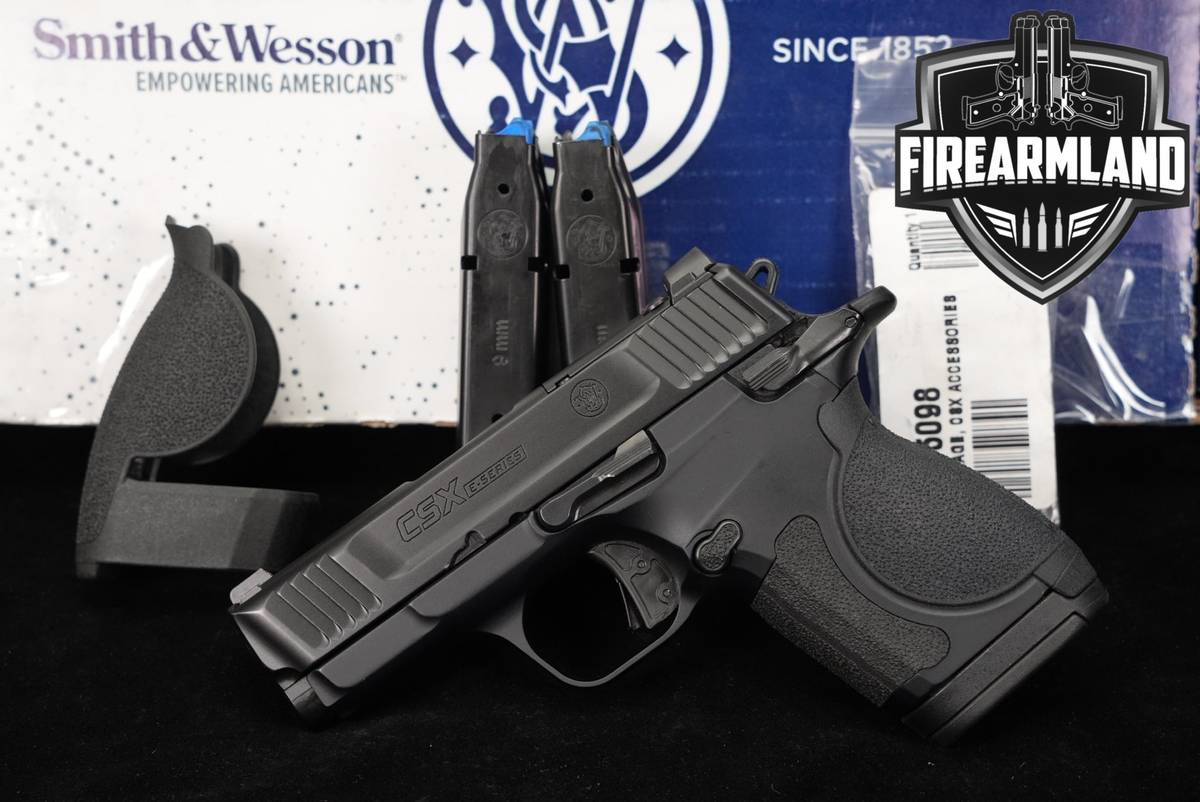 Smith & Wesson CSX E-Series S&W Optics-Ready 9mm 3.125" +3 MAGS & ORIG BOX