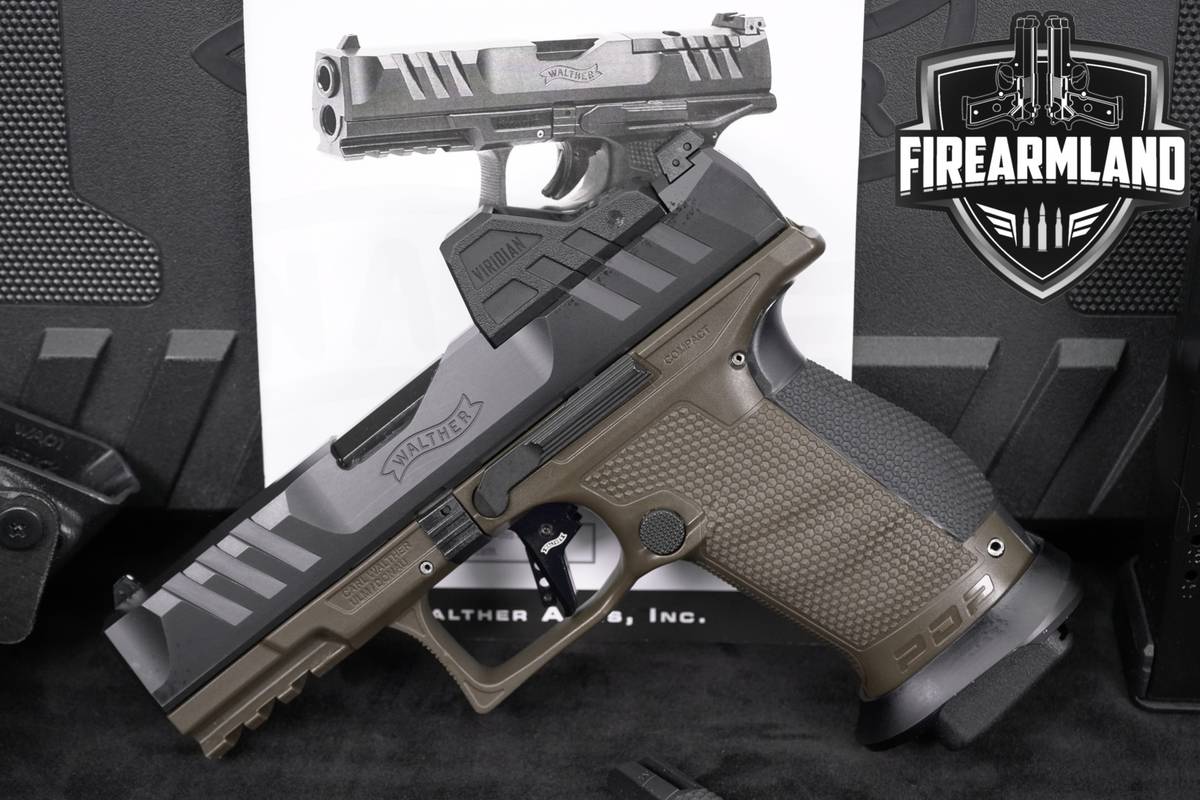 Walther PDP Pro Compact 9mm 4" Two-Tone Optic-Ready +5 MAGS & ORIG CASE