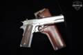 1918 Colt 1911 Government Model .45 ACP Nickel Plated in Good Condition Image 2
