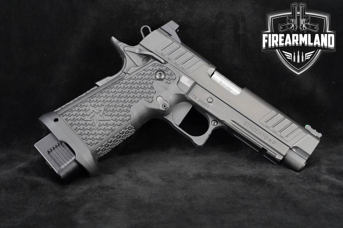 Staccato (STI) P 9mm 4.25" Black DLC Staccato P 1911-2011 3MAGS & ORIG CASE