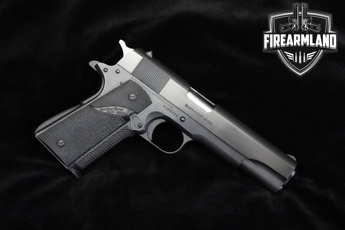 1984 Colt Government Model 1911 Mk IV Series 80 45 ACP 5" Colt 3 & ORIG BOX